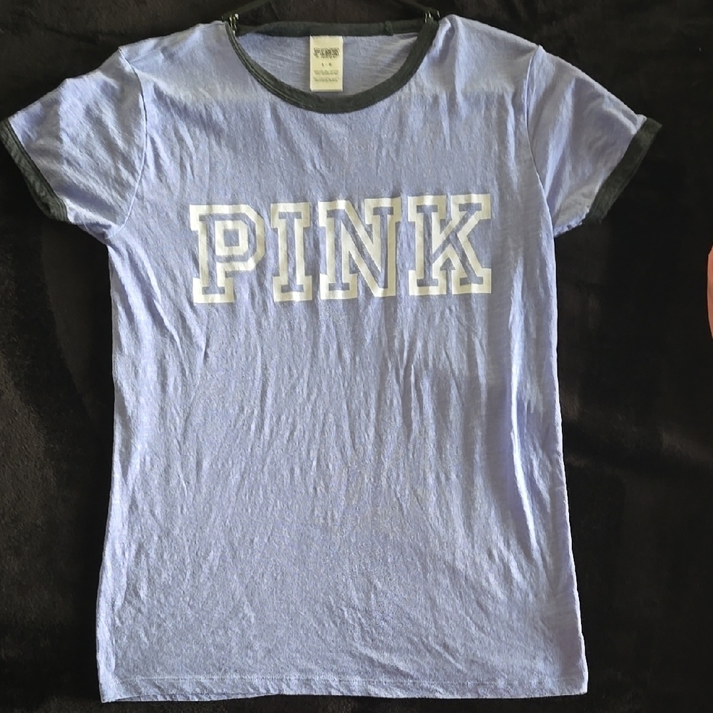 Pink Victoria Secret Logo Shirt